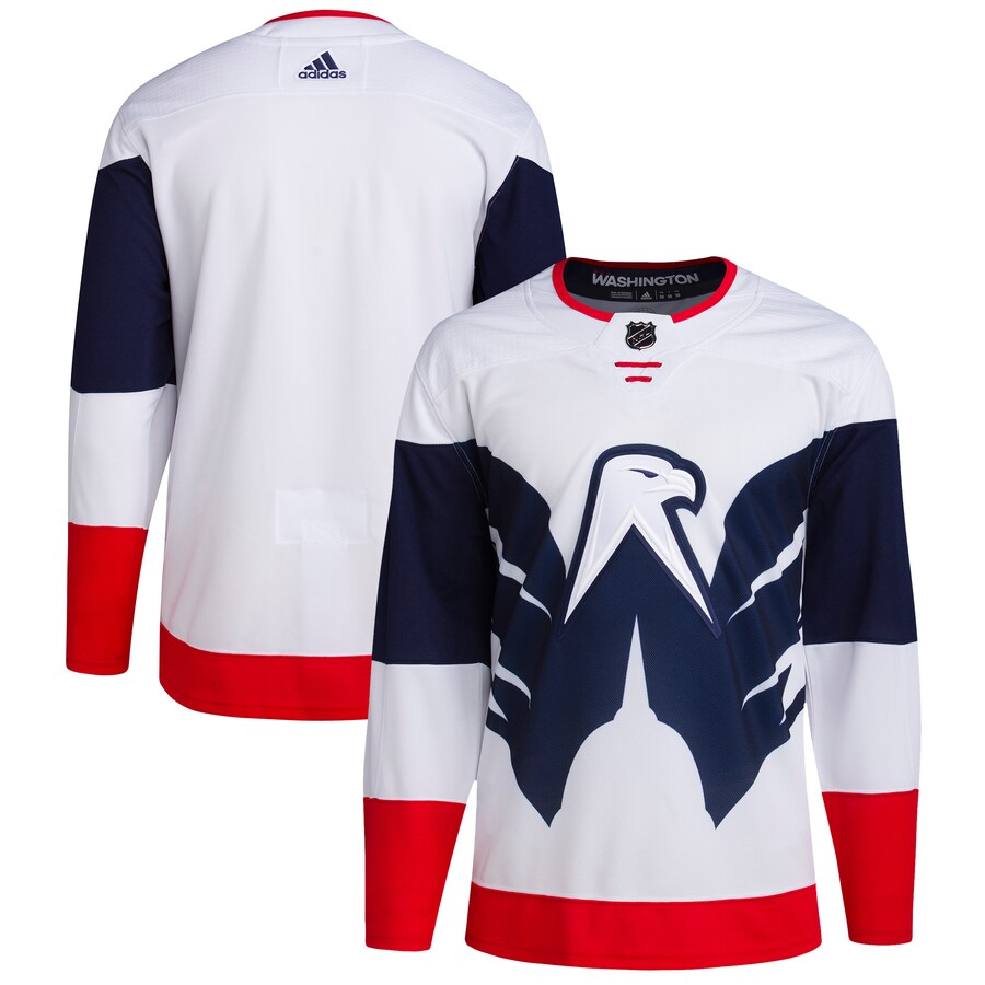 Men's Washington Capitals adidas White 2023 NHL Stadium Series Primegreen Authentic Jersey - Jersey