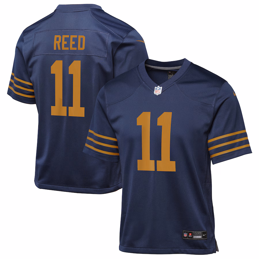 Youth Green Bay Packers Jayden Reed Nike Navy The 1923 Classic Game Jersey - Jersey