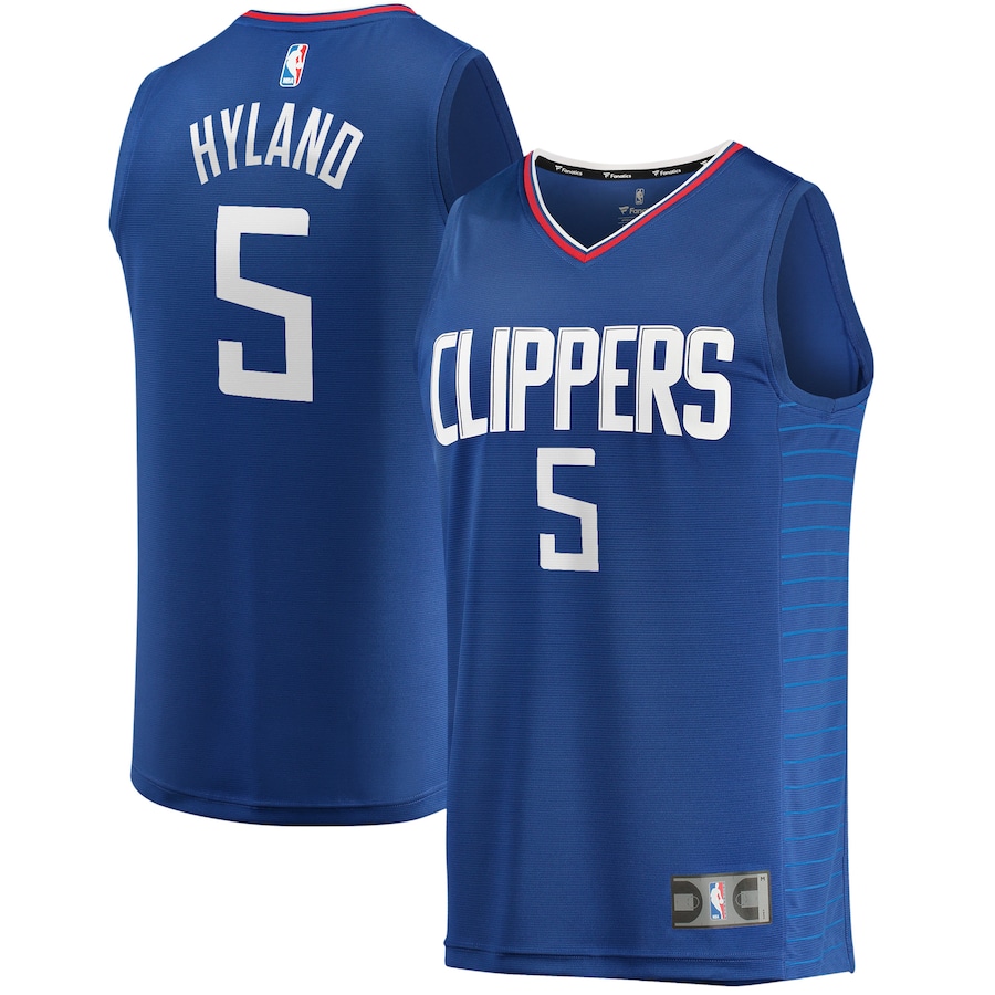 Youth LA Clippers Bones Hyland Fanatics Royal Fast Break Player Jersey - Icon Edition - Jersey