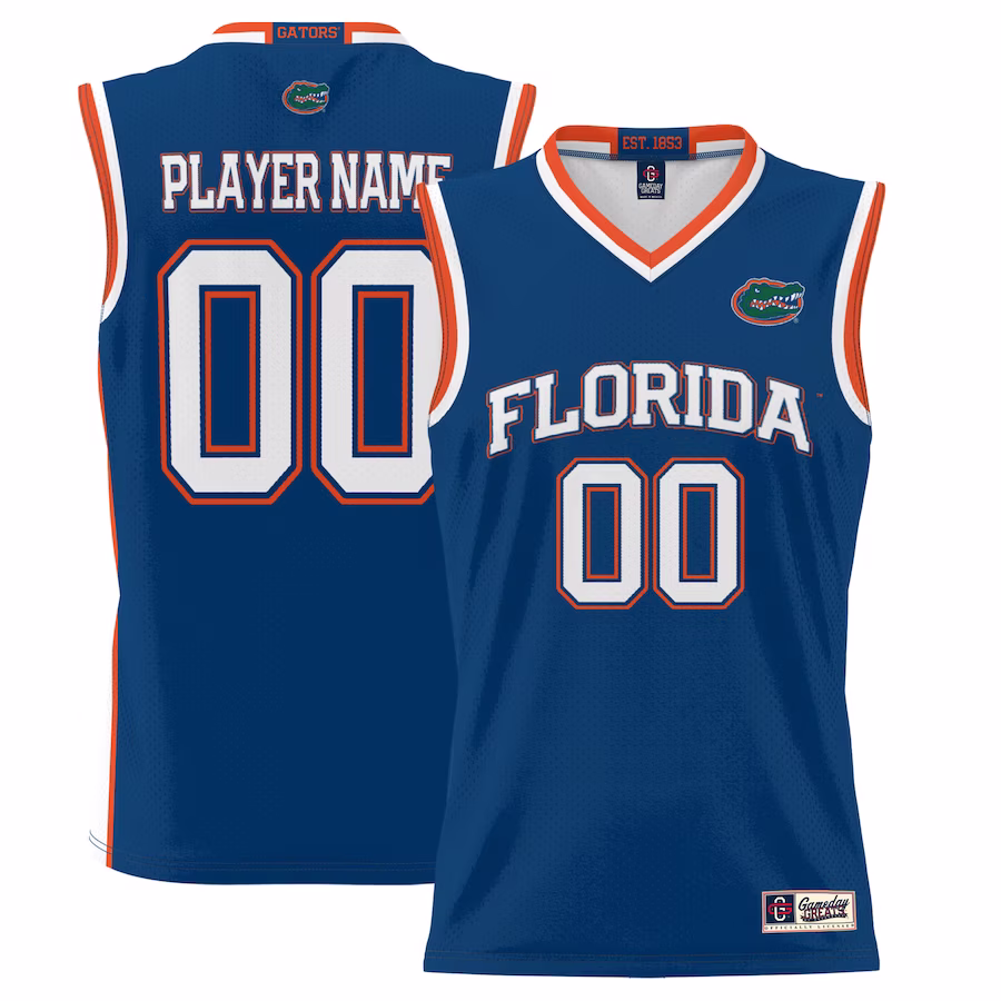 Florida Gators GameDay Greats Youth NIL Pick-A-Player Women's Lightweight Basketball Jersey - Royal - Jersey