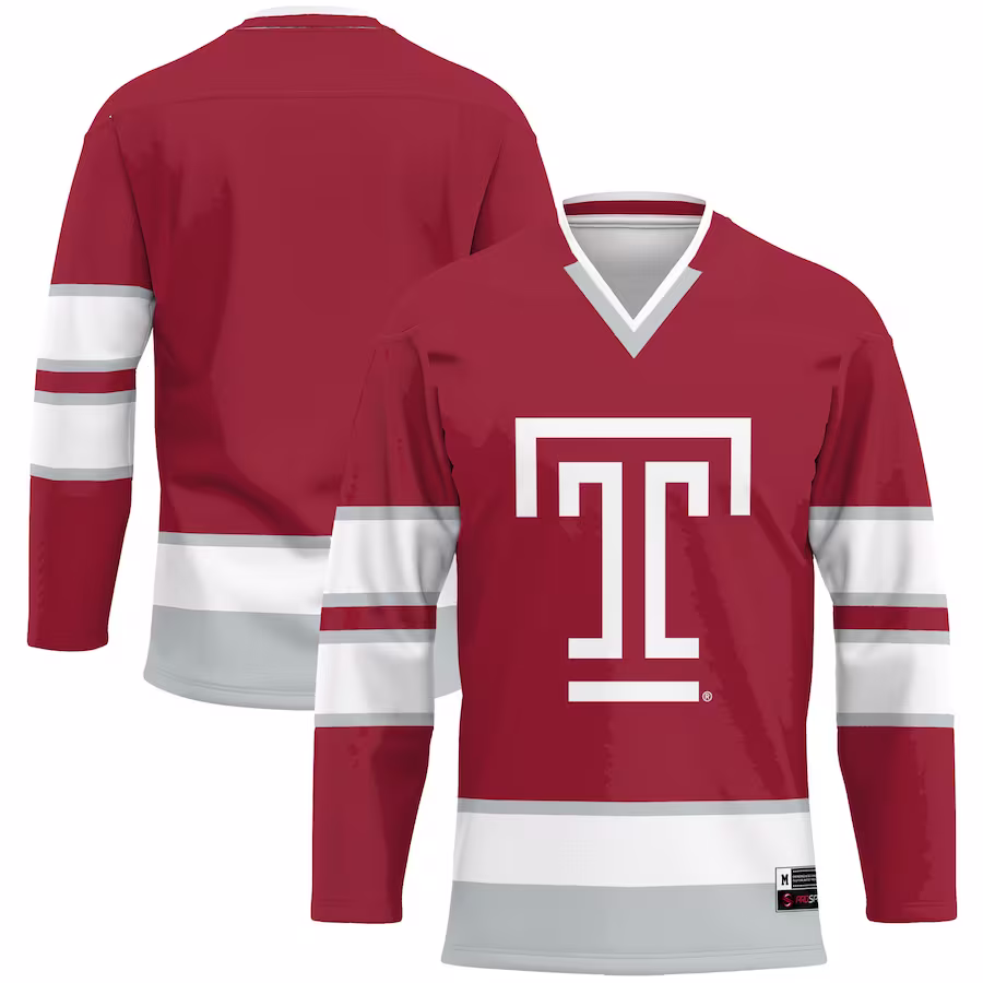 Temple Owls GameDay Greats Hockey Jersey - Cherry - Jersey