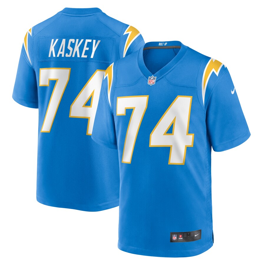 Men's Los Angeles Chargers Matt Kaskey Nike Powder Blue Team Game Jersey - Jersey