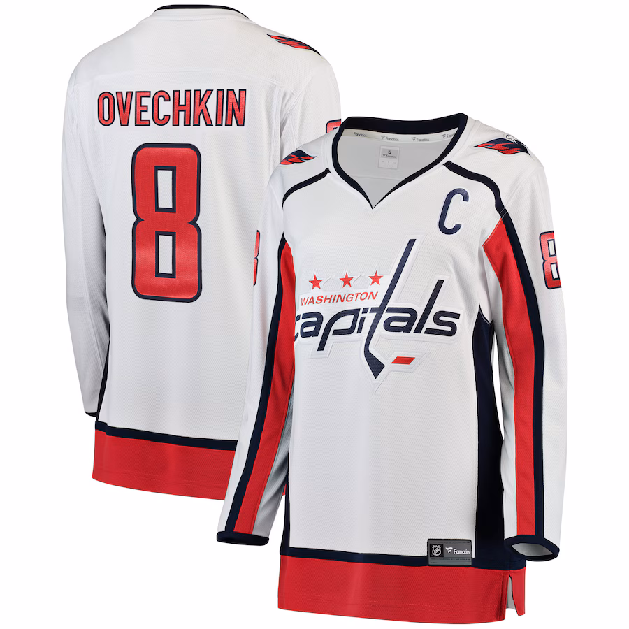 Women's Washington Capitals Alexander Ovechkin Fanatics White Breakaway Player Jersey - Jersey
