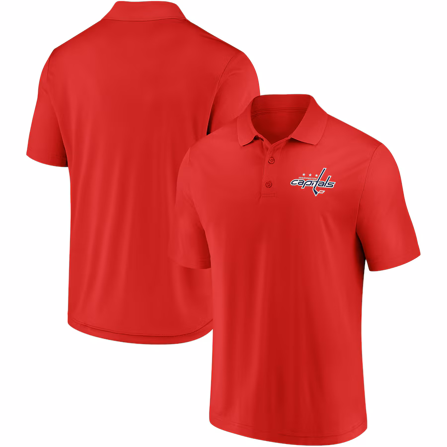 Men's Washington Capitals Fanatics Red Winning Streak Polo - Jersey