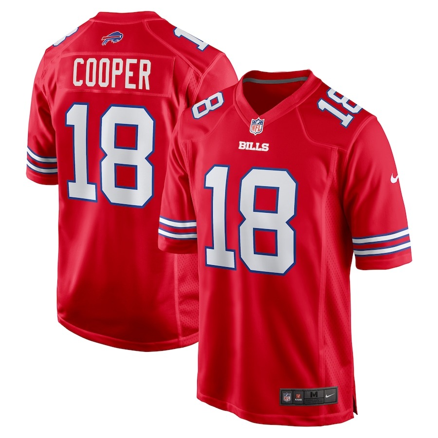 Men's Buffalo Bills Amari Cooper Nike Red 2nd Alternate Game Jersey - Jersey