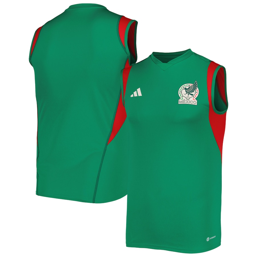Men's Mexico National Team adidas Green Sleeveless Training Jersey - Jersey