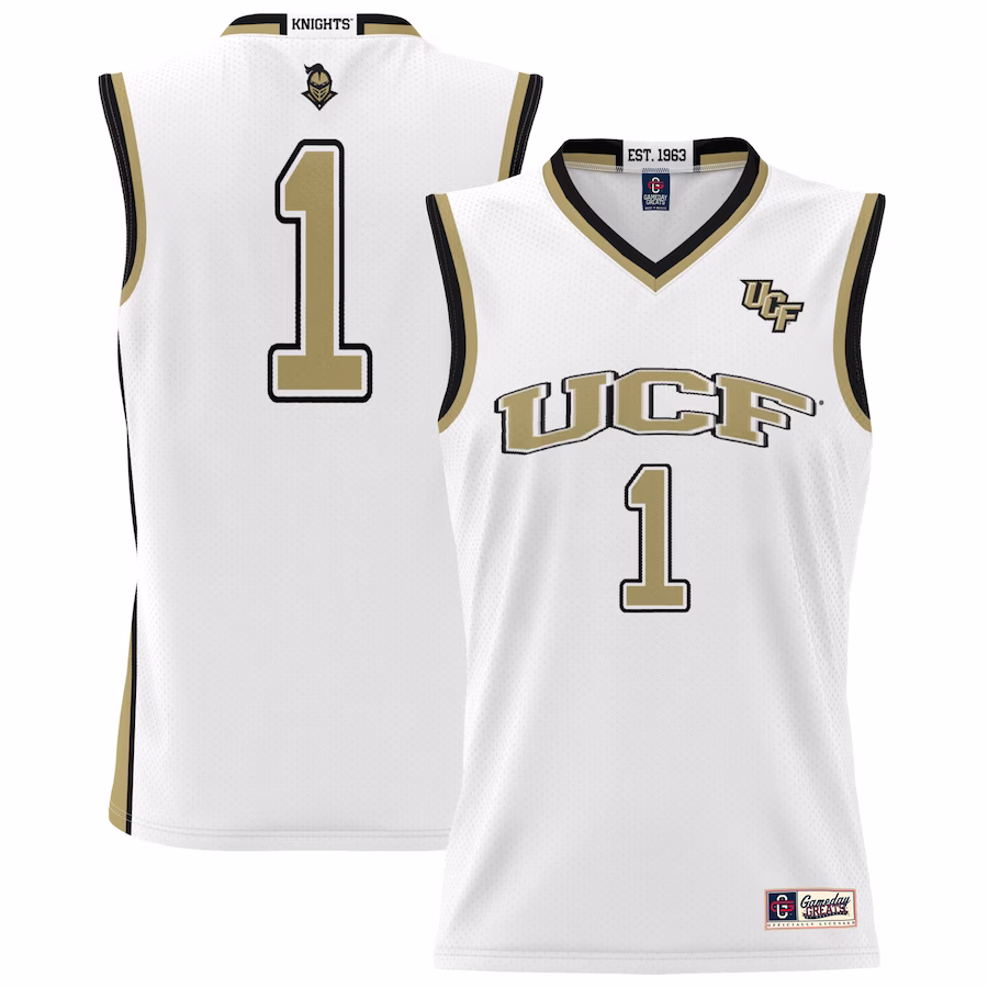 #1 UCF Knights GameDay Greats Youth Lightweight Basketball Jersey - White - Jersey