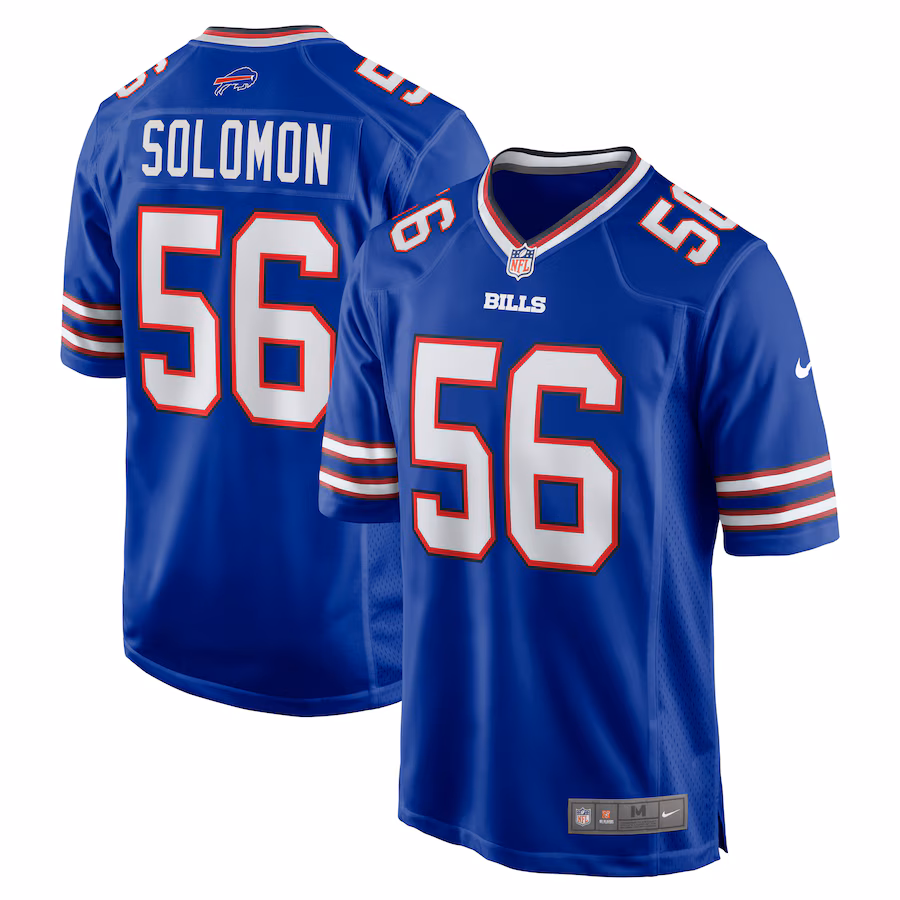 Men's Buffalo Bills Javon Solomon Nike  Royal Game Jersey - Jersey