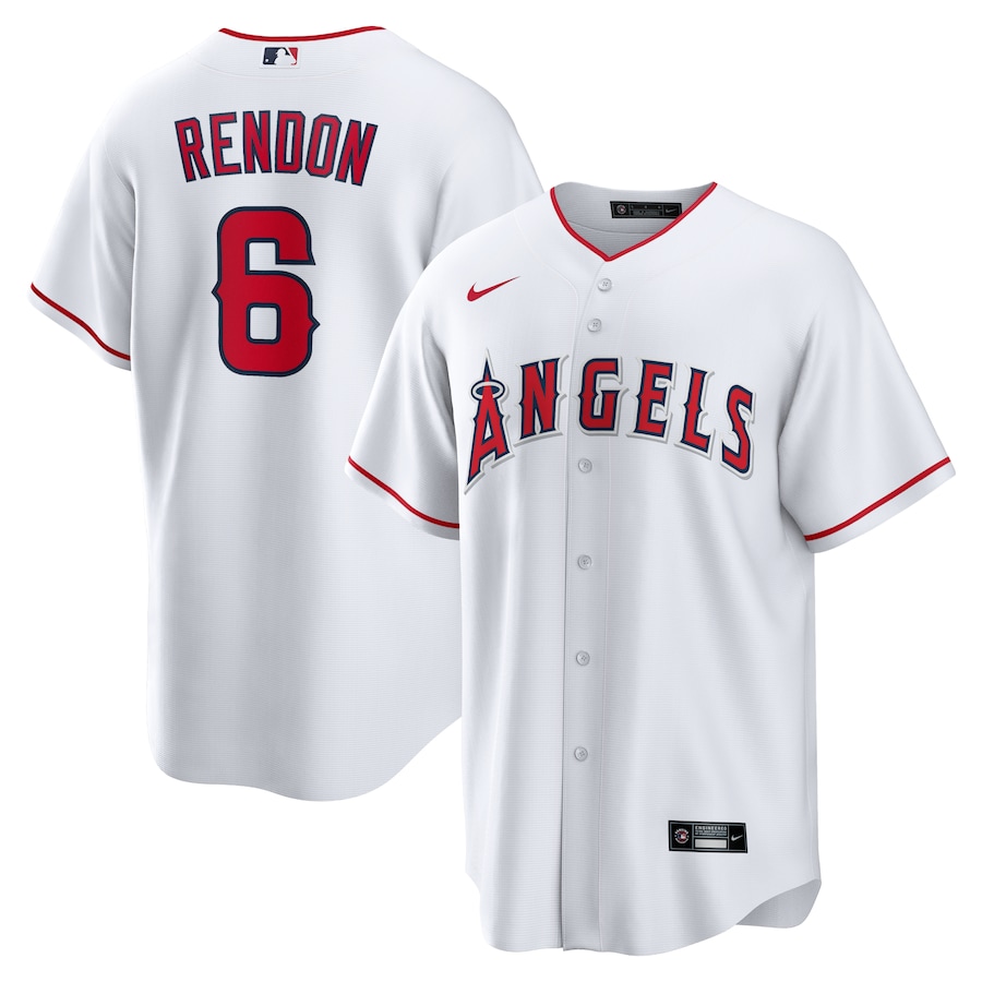 Men's Los Angeles Angels Anthony Rendon Nike White Home Replica Player Name Jersey - Jersey