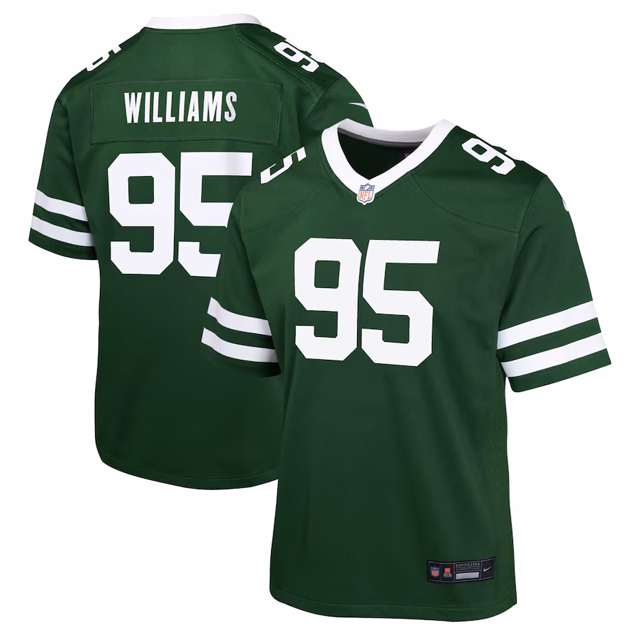 Youth New York Jets Quinnen Williams Nike Green Game Jersey - Jersey