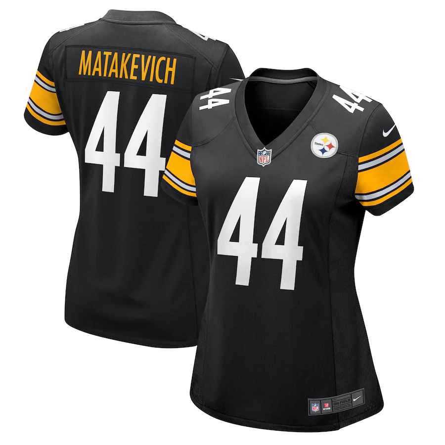 Women's Pittsburgh Steelers Tyler Matakevich Nike Black Game Jersey - Jersey