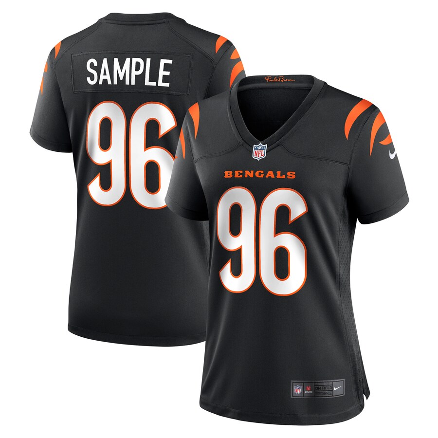 Women's Cincinnati Bengals Cam Sample Nike Black Game Jersey - Jersey