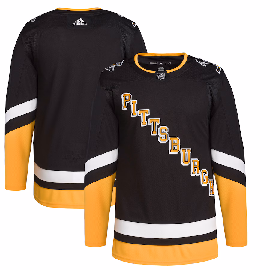 Men's Pittsburgh Penguins adidas Black 2021/22 Alternate Primegreen Authentic Jersey - Jersey
