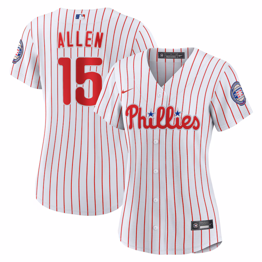 Women's Philadelphia Phillies Dick Allen Nike White 2025 Baseball Hall of Fame Replica Jersey - Jersey