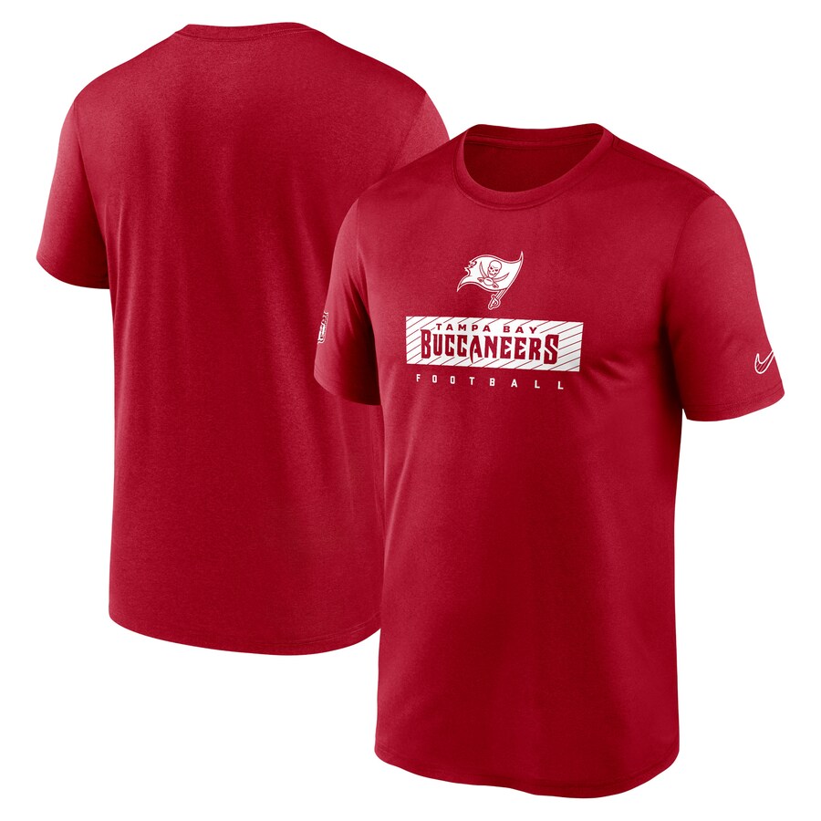 Men's Tampa Bay Buccaneers Nike Red Sideline Legend Performance T-Shirt - Jersey