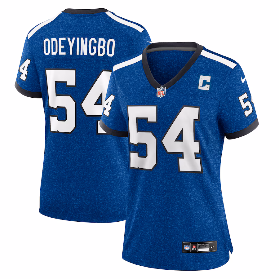 Women's Indianapolis Colts Dayo Odeyingbo Nike Royal Indiana Nights Alternate Game Jersey - Jersey