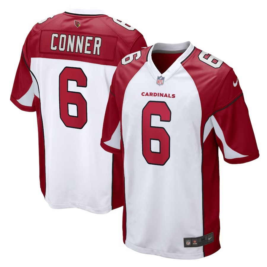 Men's Arizona Cardinals James Conner Nike White Game Player Jersey - Jersey