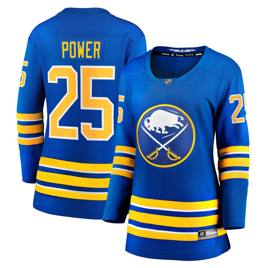 Women's Buffalo Sabres Owen Power Fanatics Branded Royal Home Breakaway Player Jersey - Jersey