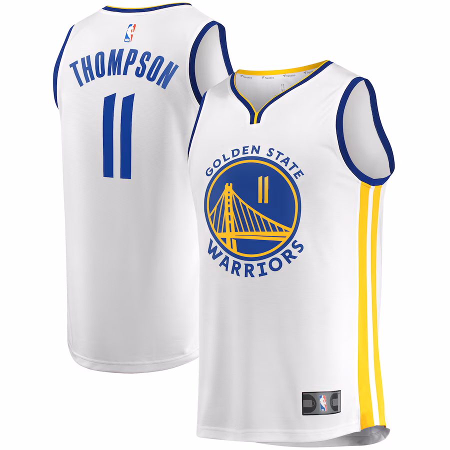 Youth Golden State Warriors Klay Thompson Fanatics Royal 2022/23 Fast Break Replica Player Jersey - Association Edition - Jersey