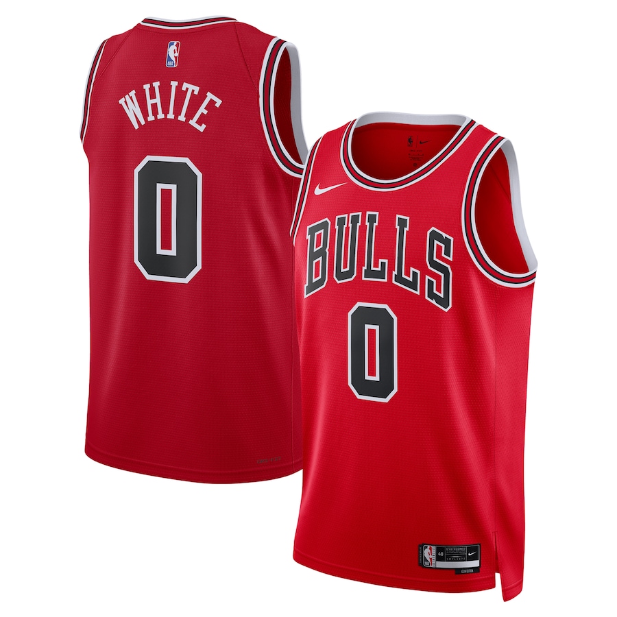 Unisex Chicago Bulls Coby White Nike Red Swingman Jersey - Icon Edition - Jersey