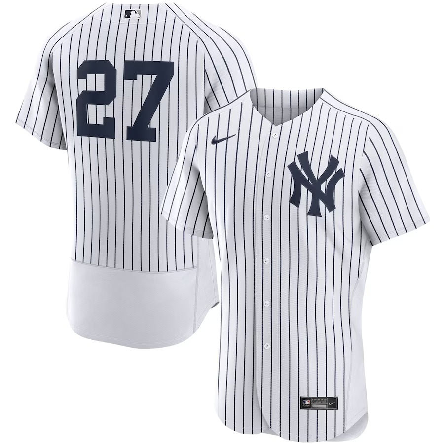 Men's New York Yankees Giancarlo Stanton Nike White Home Authentic Player Jersey - Jersey