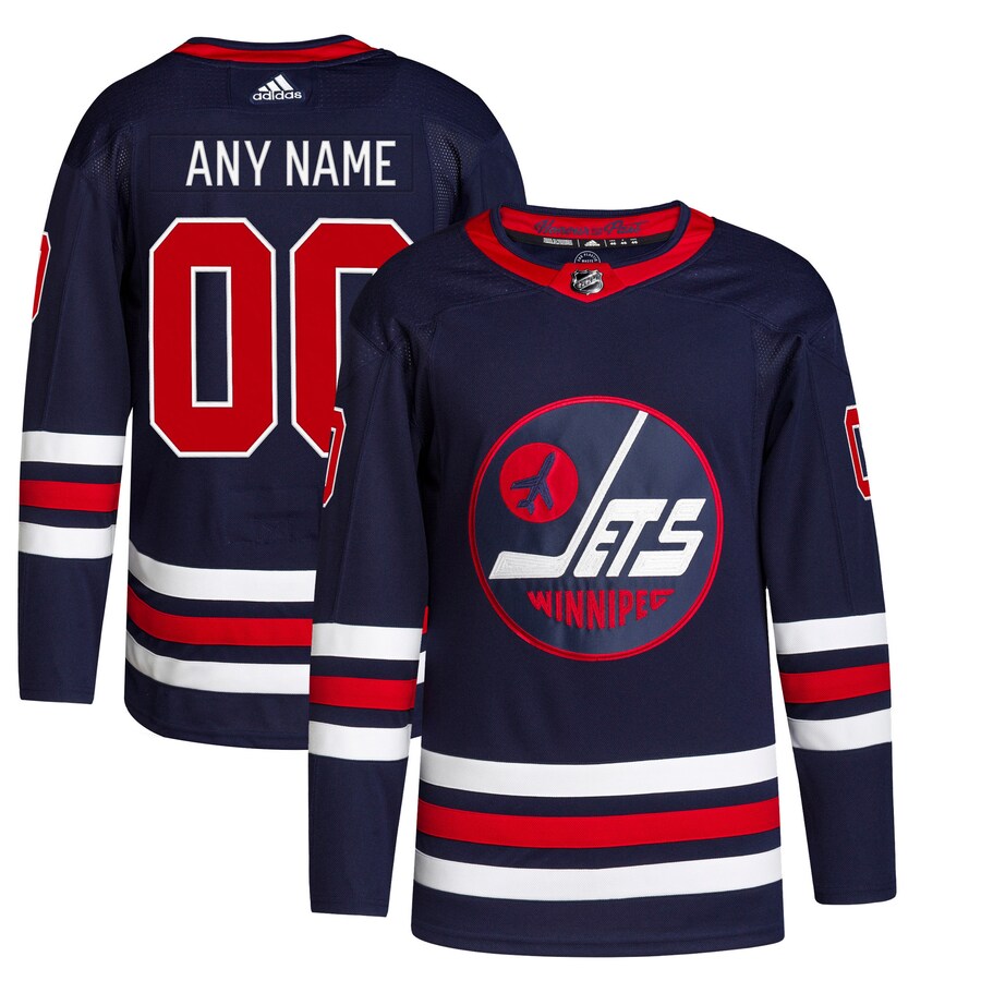 Men's Winnipeg Jets adidas 2021/22 Alternate Primegreen Authentic Pro Custom Jersey - Jersey