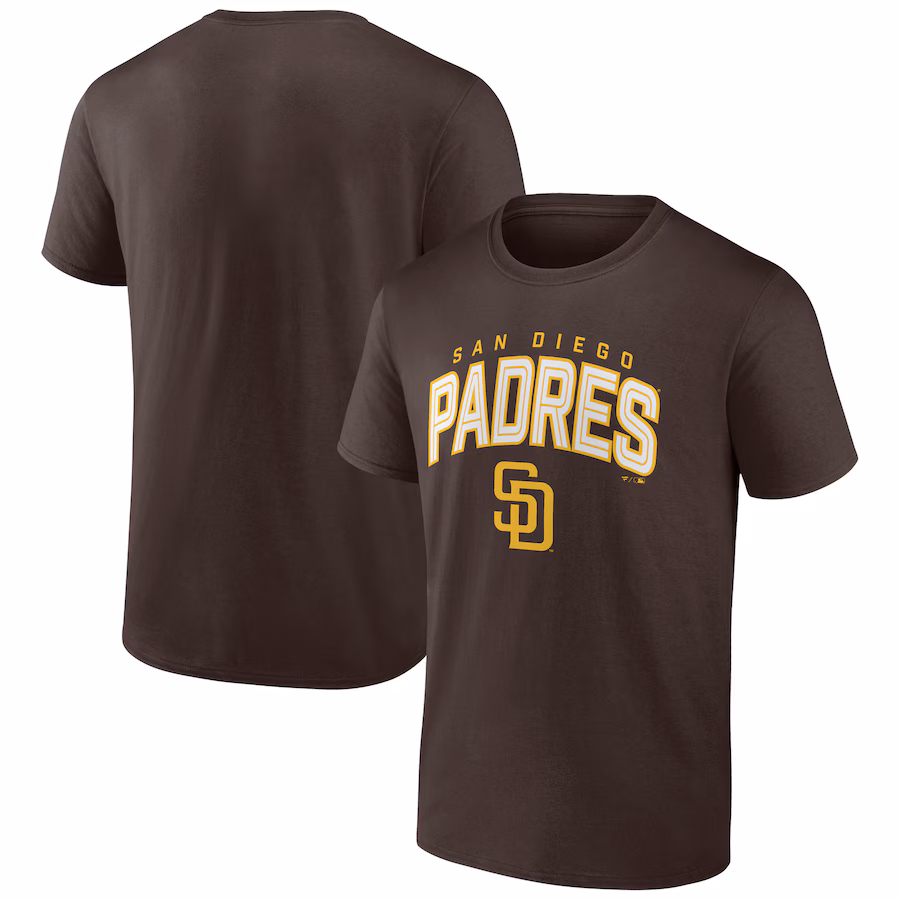 Men's San Diego Padres Brown Master the Game T-Shirt - Jersey