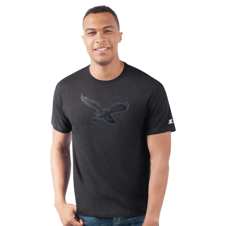 Men's Philadelphia Eagles  Starter Black Prime Time T-Shirt - Jersey
