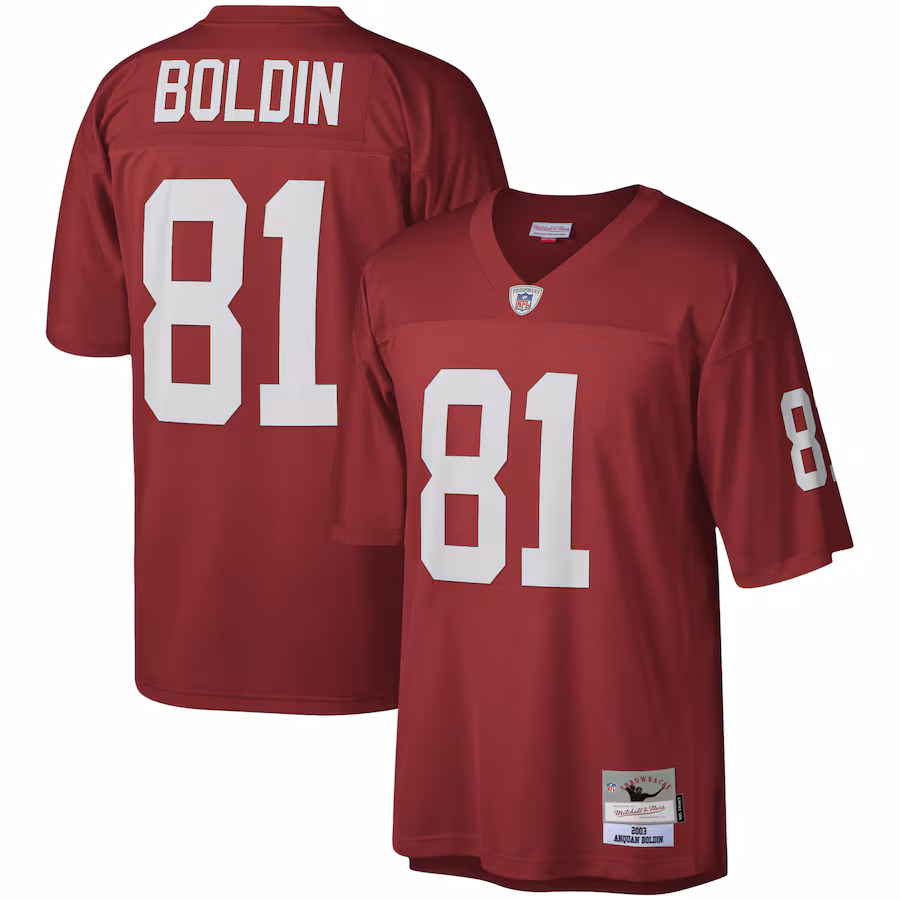 Men's Arizona Cardinals Anquan Boldin Mitchell & Ness Cardinal Legacy Replica Jersey - Jersey