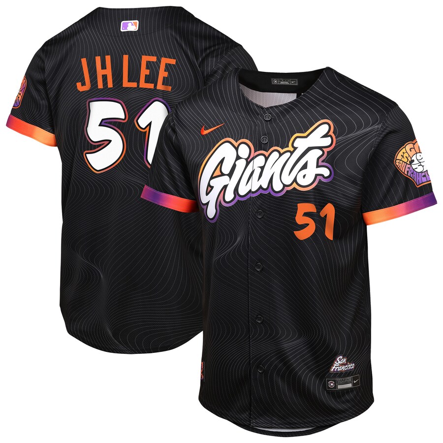 Youth San Francisco Giants Jung Hoo Lee Nike Anthracite 2025 City Connect Limited Player Jersey - Jersey