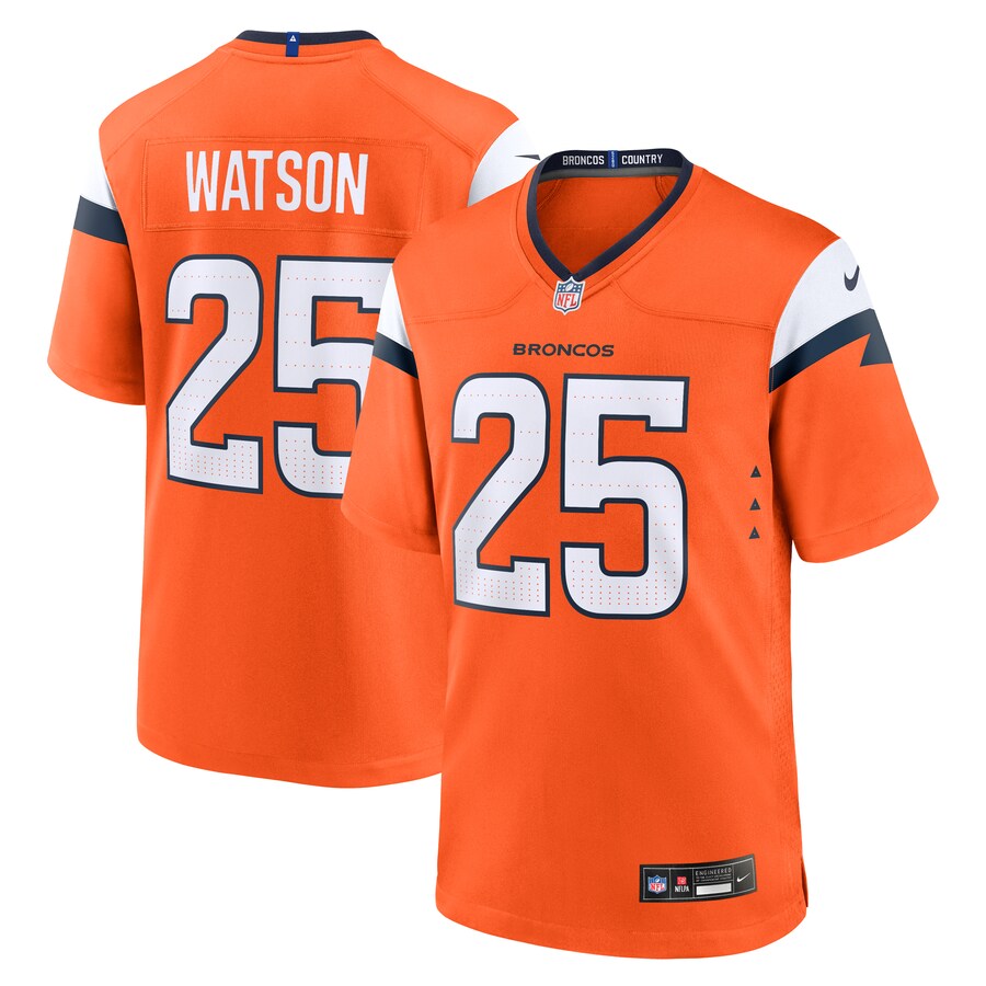 Men's Denver Broncos Blake Watson Nike Orange Team Game Jersey - Jersey