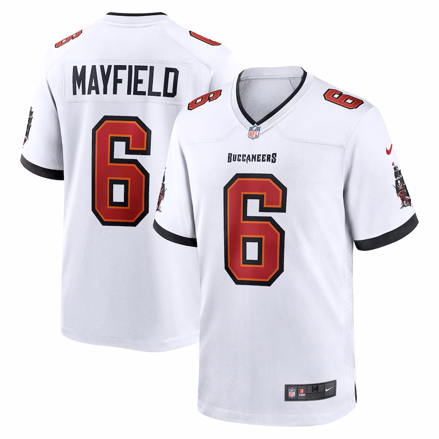 Youth Tampa Bay Buccaneers Baker Mayfield Nike White Game Jersey - Jersey