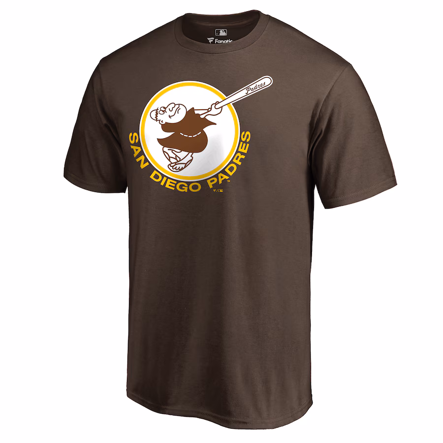 Men's San Diego Padres Brown Cooperstown Collection Forbes 2 T-Shirt - Jersey