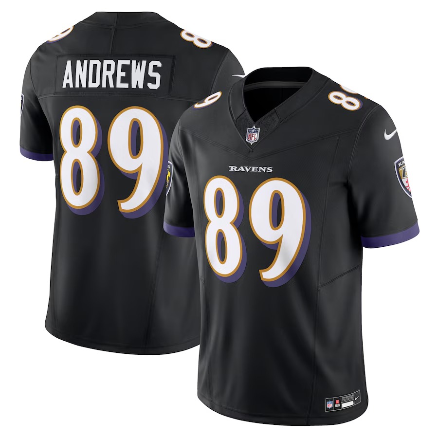 Men's Baltimore Ravens Mark Andrews Nike Black Vapor F.U.S.E. Limited Jersey - Jersey