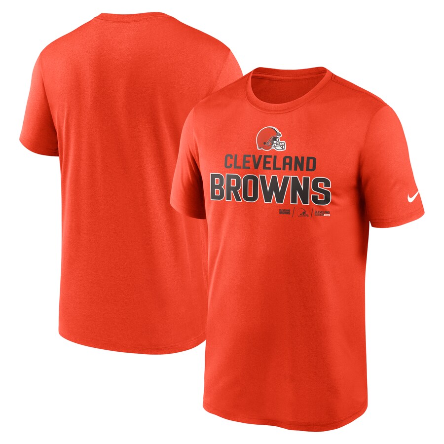 Men's Cleveland Browns Nike Orange Legend Community Performance T-Shirt - Jersey