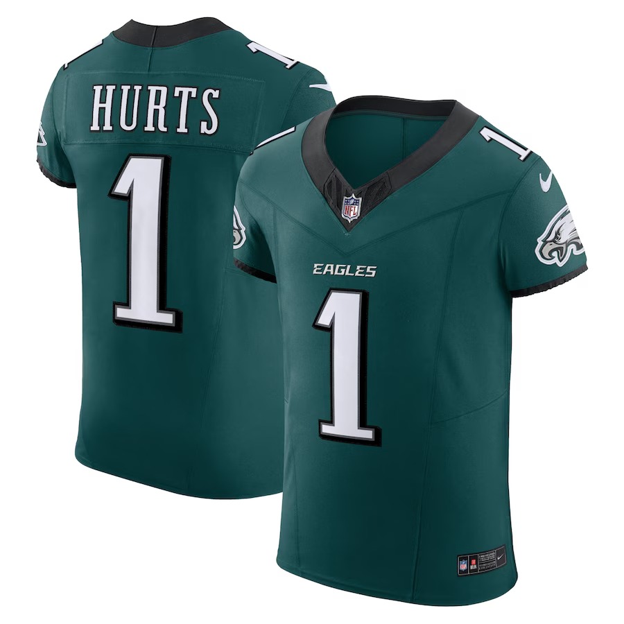 Men's Philadelphia Eagles Jalen Hurts Nike Midnight Green Alternate Vapor F.U.S.E. Elite Jersey - Jersey
