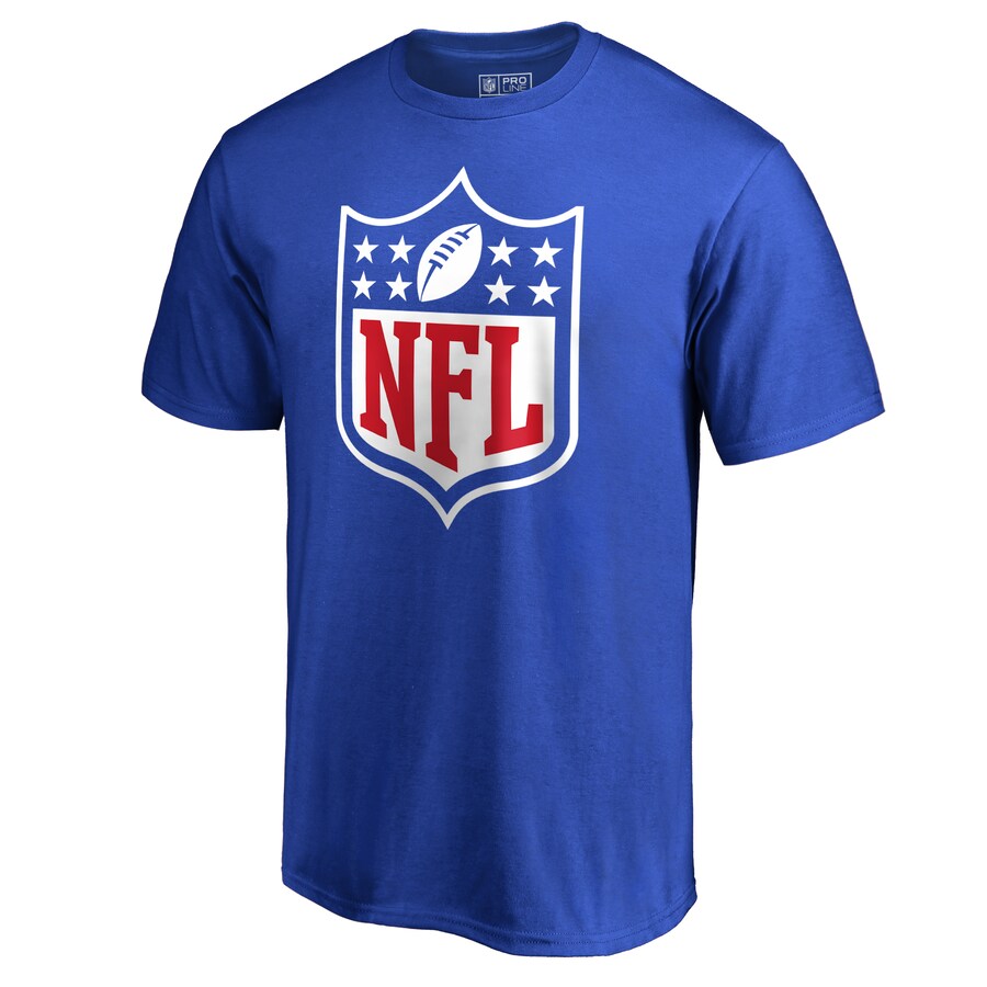 Men's Royal NFL Shield Primary Logo T-Shirt - Jersey