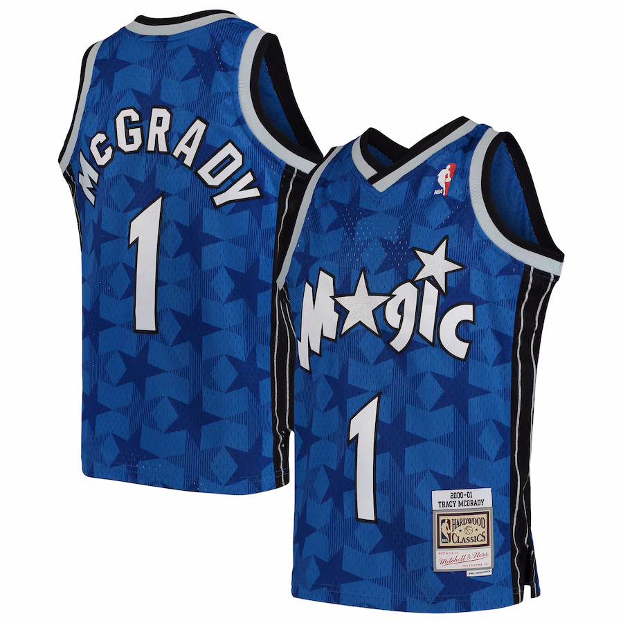 Youth Orlando Magic Tracy McGrady Mitchell & Ness Blue Swingman Throwback Jersey - Jersey