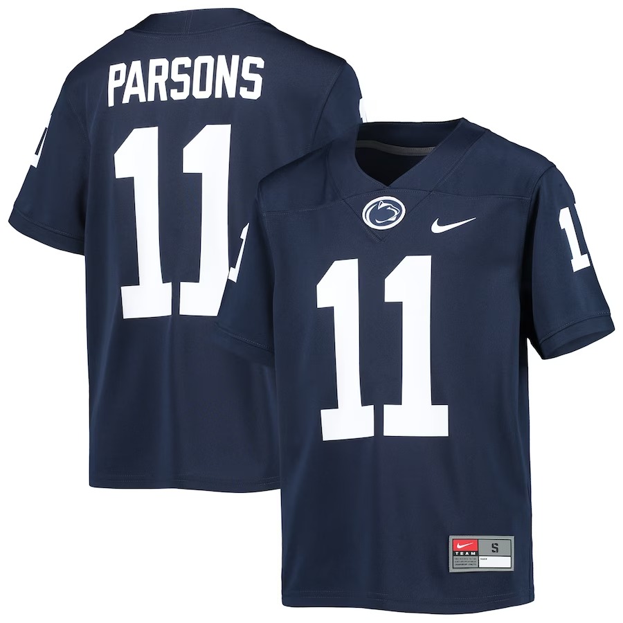 Micah Parsons Penn State Nittany Lions Nike Youth Alumni Jersey - Navy - Jersey