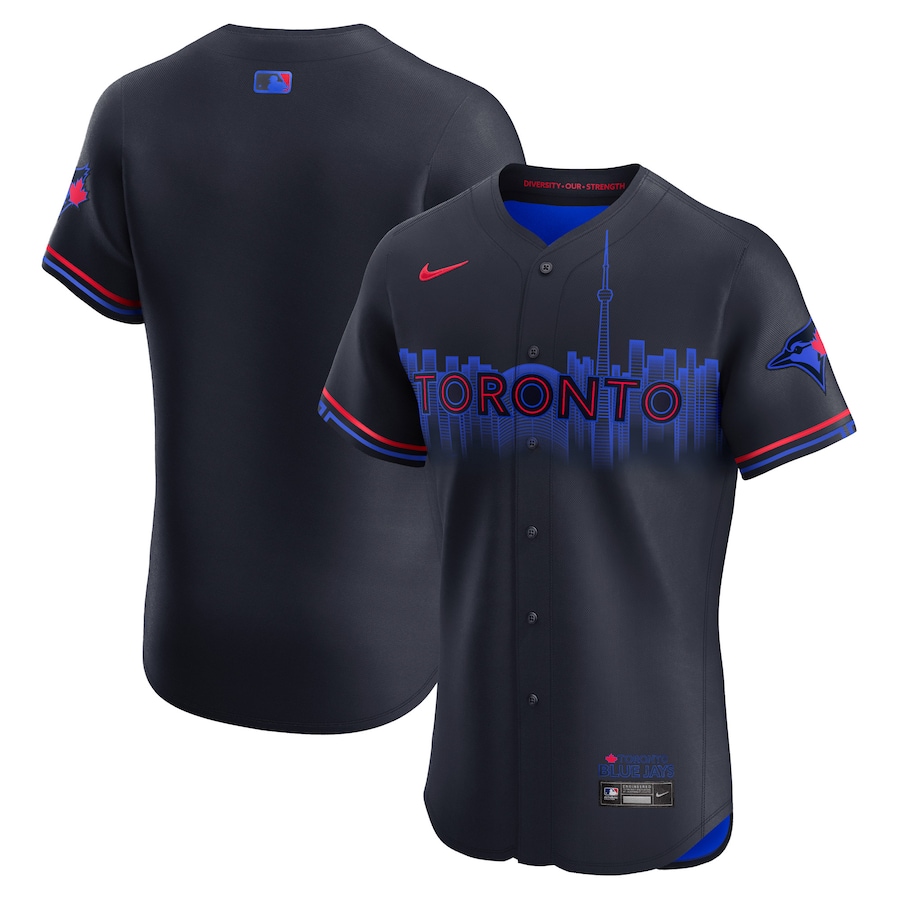 Men's Toronto Blue Jays Nike Navy City Connect Elite Jersey - Jersey