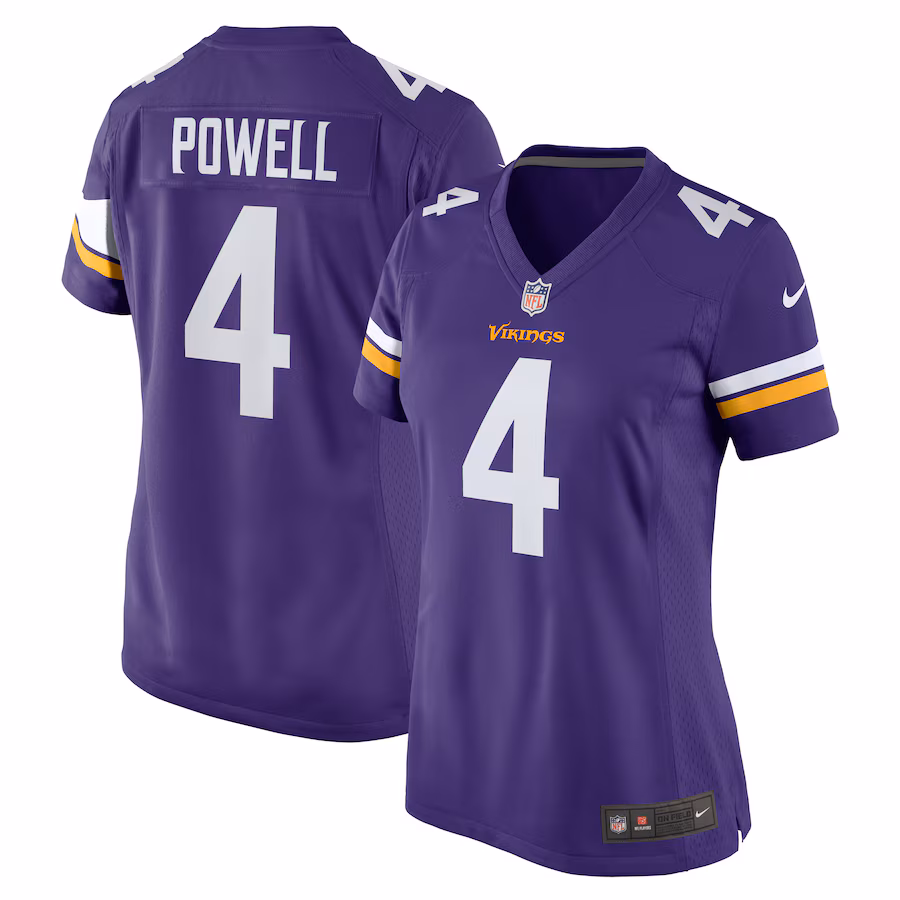 Women's Minnesota Vikings Brandon Powell Nike  Purple  Game Jersey - Jersey