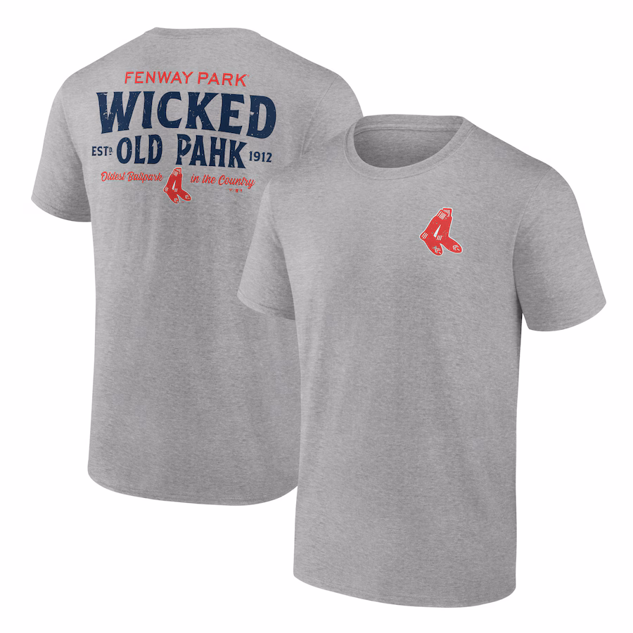 Men's Boston Red Sox Heather Gray Hometown Collection Old Fenway T-Shirt - Jersey