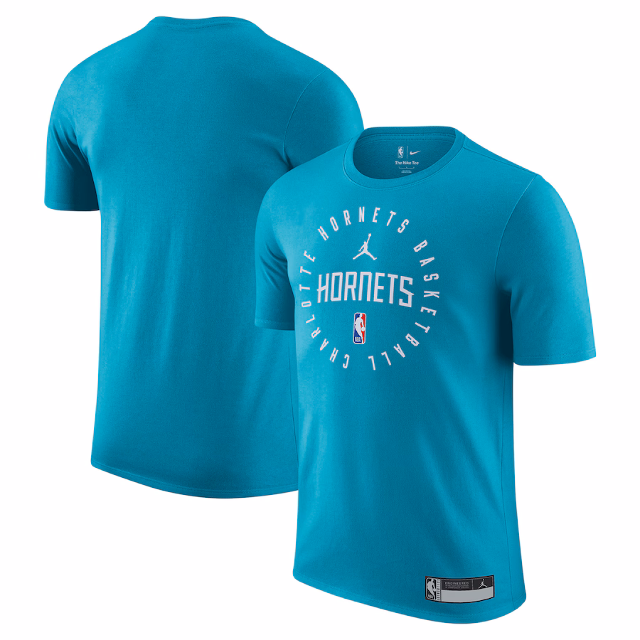 Men's Charlotte Hornets Jordan Brand Teal 2024/25 Legend On-Court Practice Performance T-Shirt - Jersey