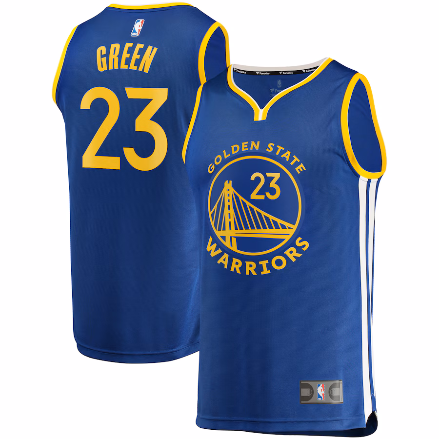 Youth Golden State Warriors Draymond Green Fanatics Royal Fast Break Player Replica Jersey - Icon Edition - Jersey