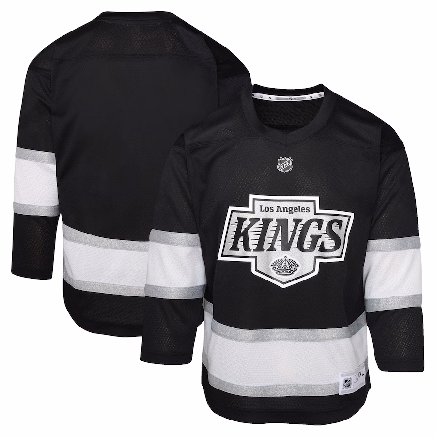 Youth Los Angeles Kings Black Home Replica Jersey - Jersey