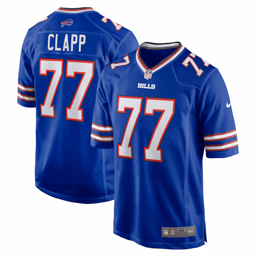 Men's Buffalo Bills Will Clapp Nike  Royal  Game Jersey - Jersey