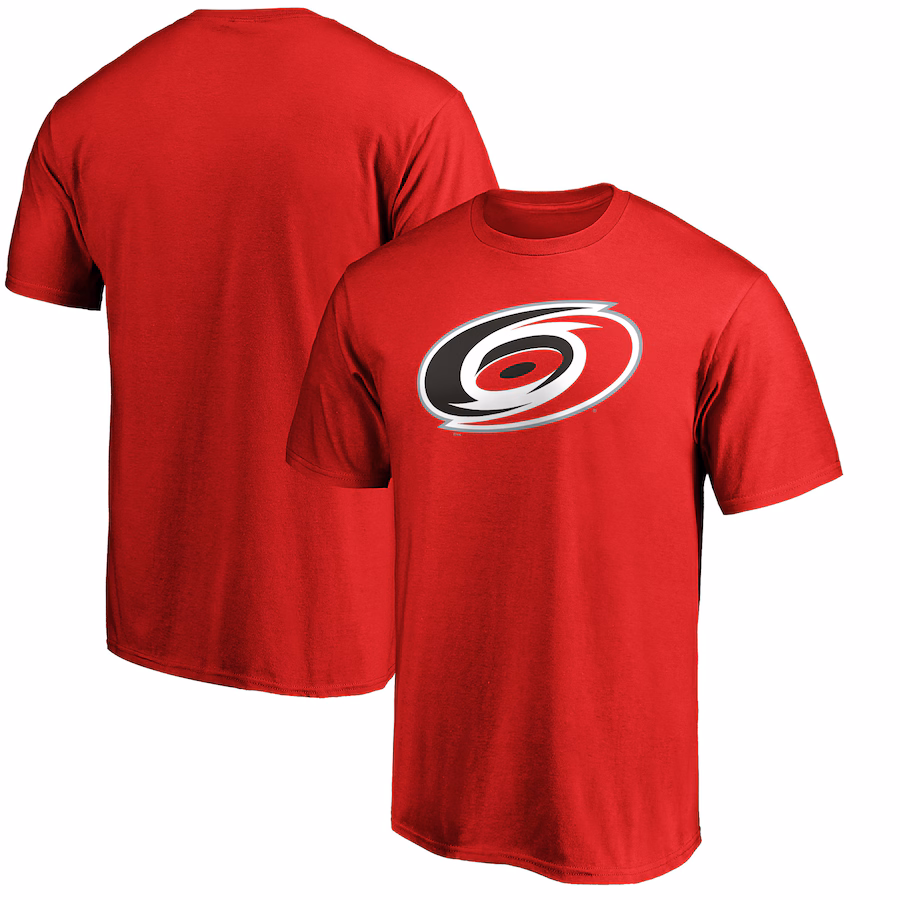 Men's Carolina Hurricanes Red Logo T-Shirt - Jersey