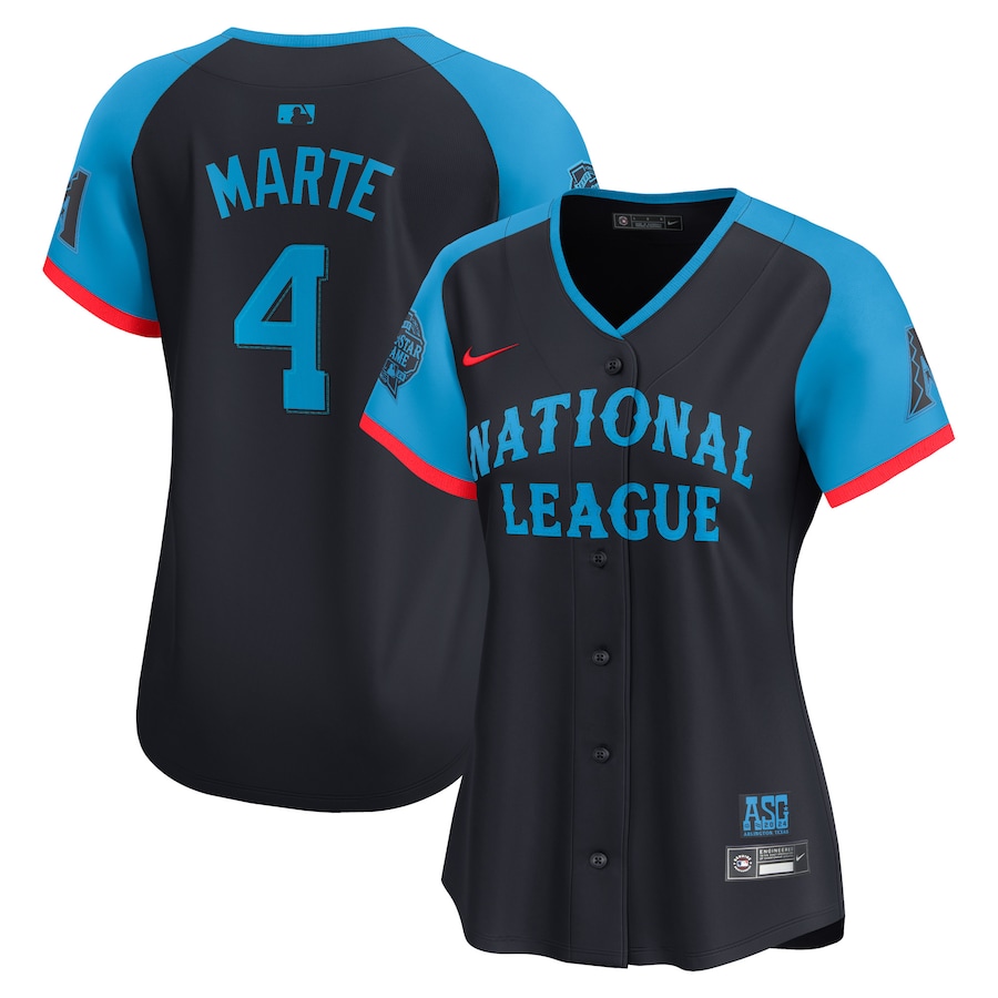 Women's National League Ketel Marte Nike Navy 2024 MLB All-Star Game Limited Player Jersey - Jersey