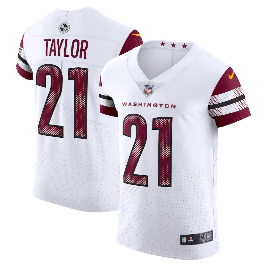 Men's Washington Commanders Sean Taylor Nike White Vapor Elite Retired Player Jersey - Jersey