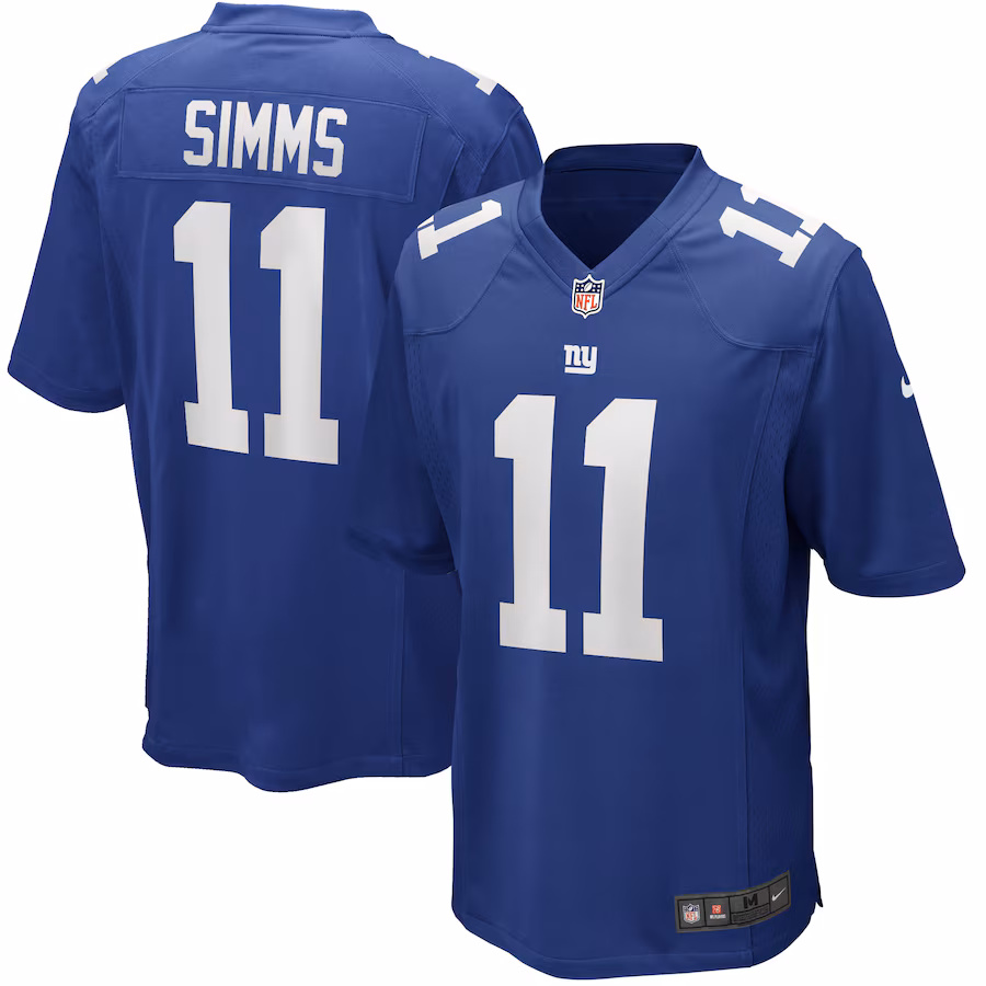 Men's New York Giants Phil Simms Nike Royal Game Retired Player Jersey - Jersey